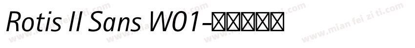 Rotis II Sans W01字体转换